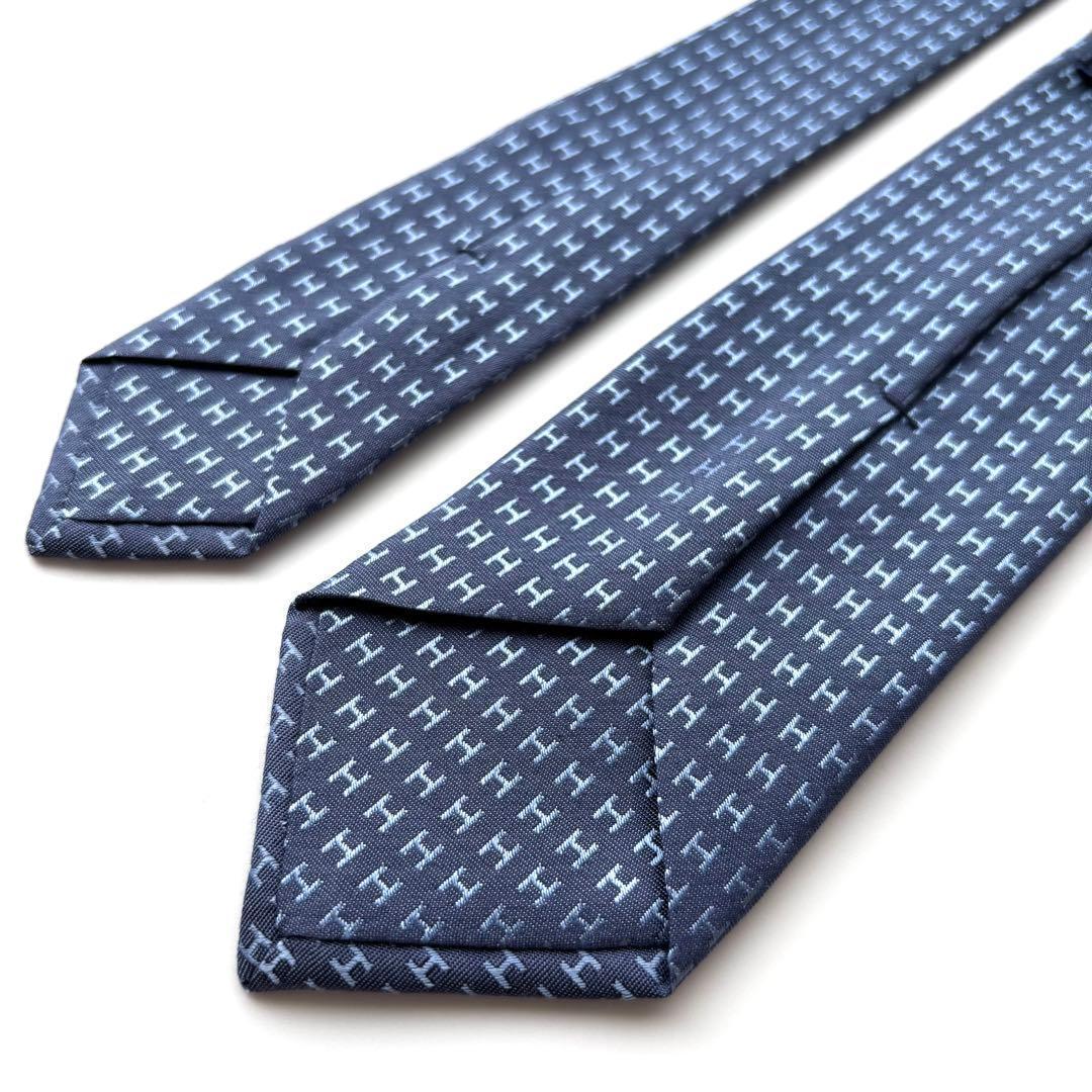 ※smile様　꧁新品未使用꧂ エルメス ネクタイ ナロータイ ファソネ H織り