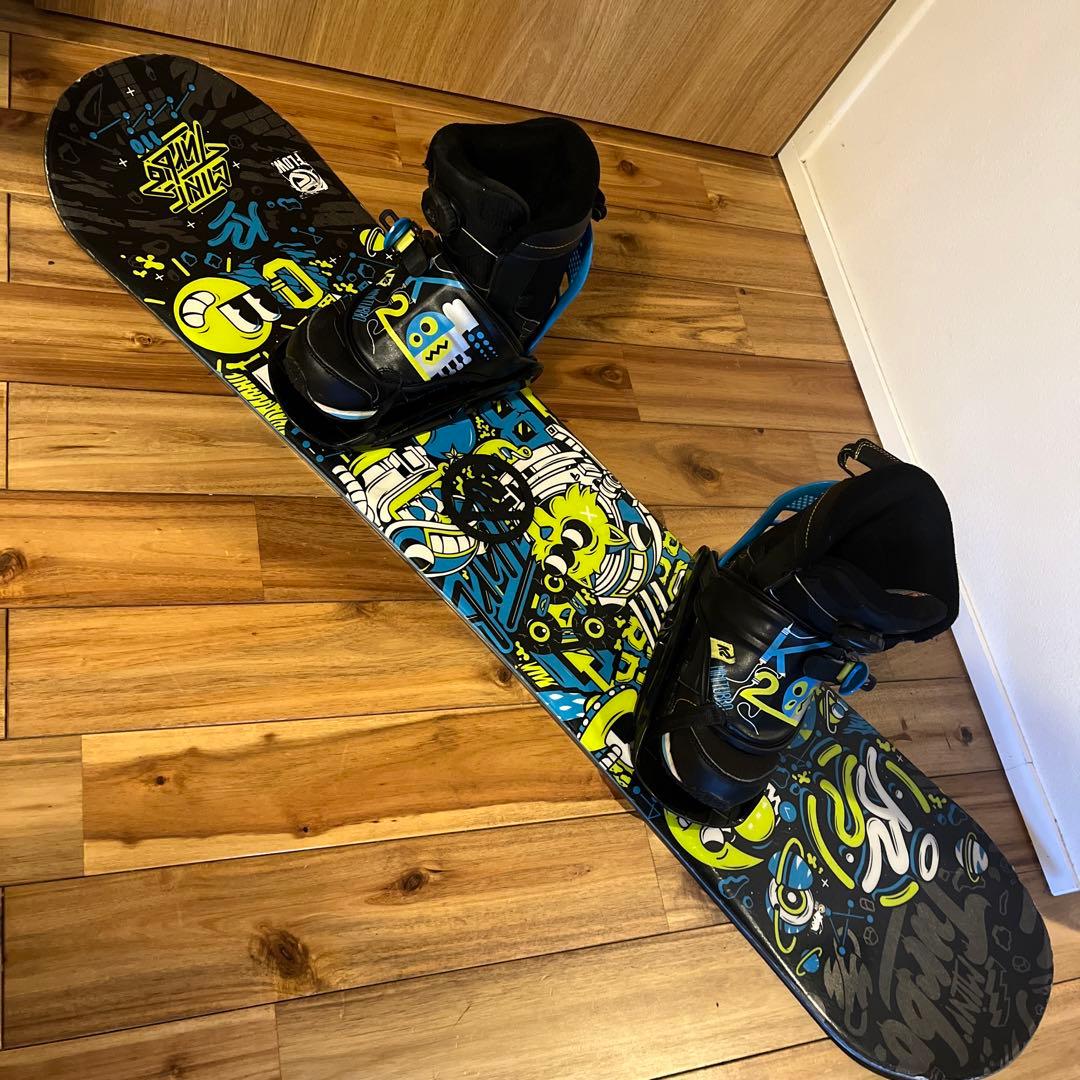 K2 スノーボード110㎝ バイン.ブーツ21.5㎝12/29〜1/6出荷不可