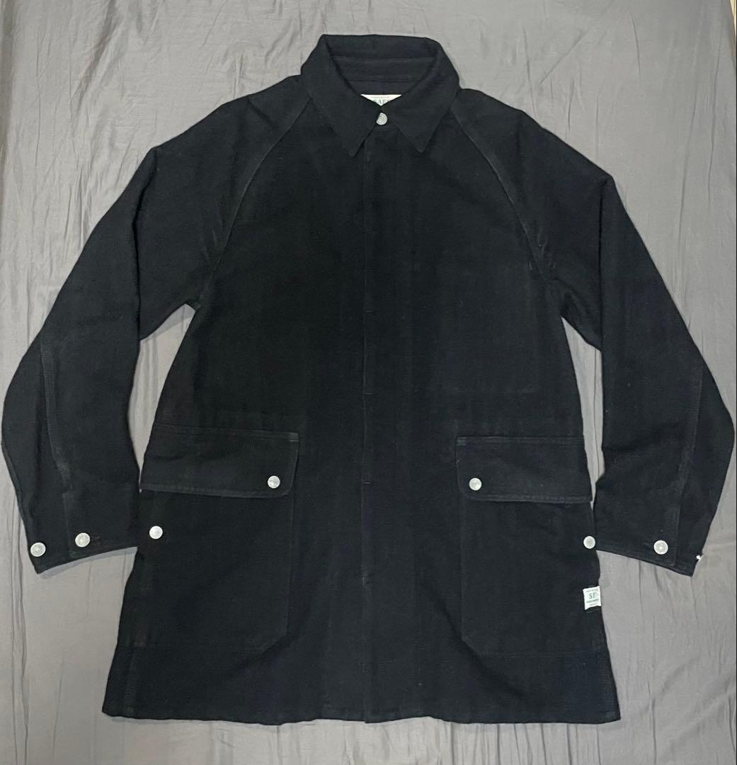 お値下げ中SASSAFRASフォールリーフコートBLACK