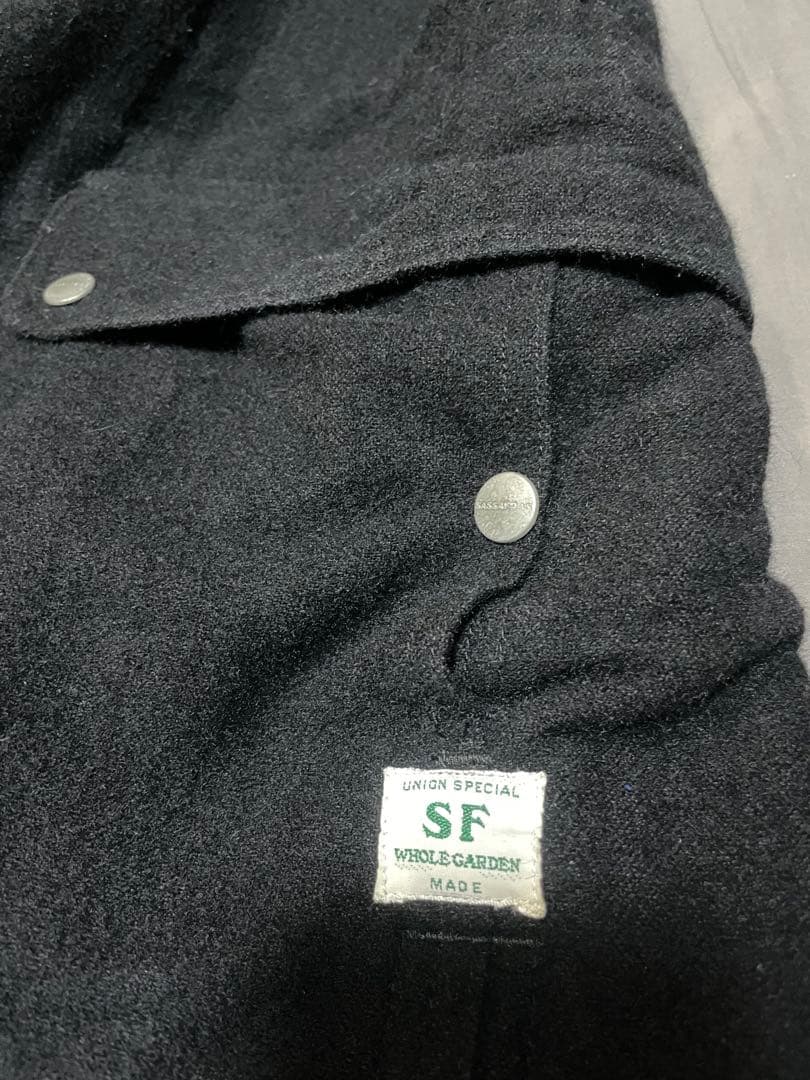 お値下げ中SASSAFRASフォールリーフコートBLACK