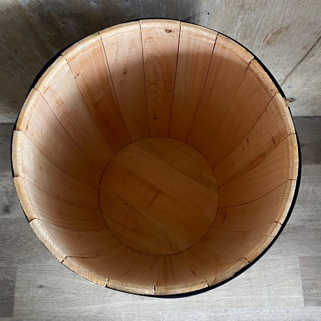 樽テーブル　バレルテーブル　ブルーマウンテン　大　②