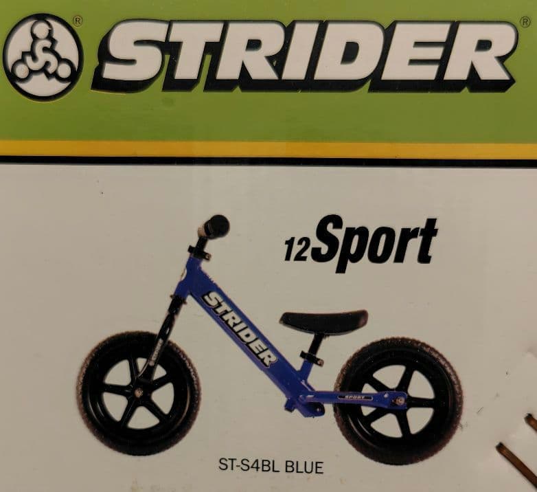 新品☆STRIDER ストライダー スポーツ ブルー 青 おまけ付き