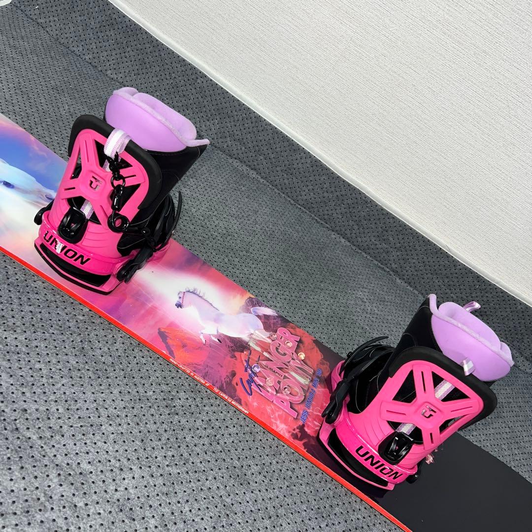 7-８回使用 キッズスノーボード 125cm CAPITA×バイン×BOAブーツ