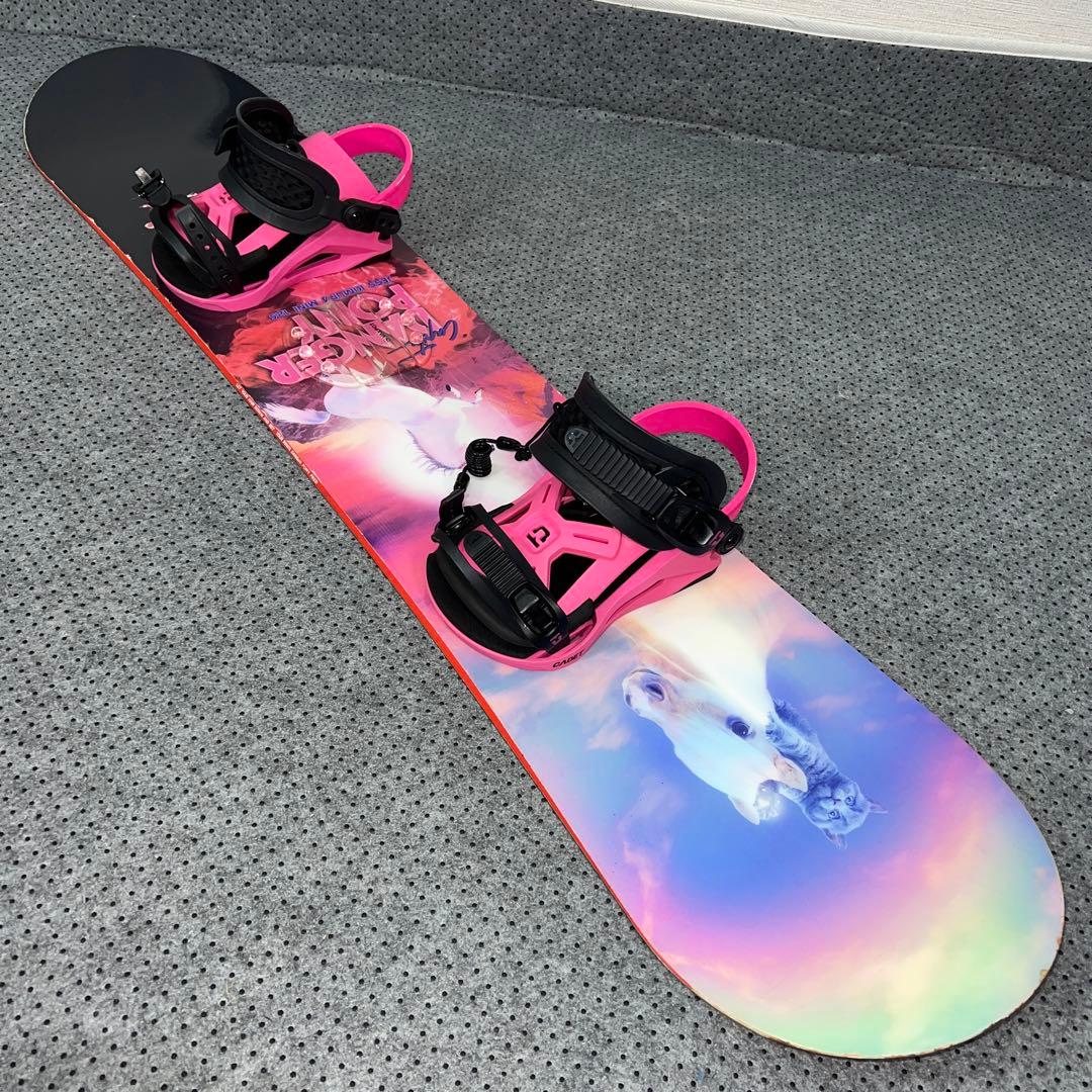 7-８回使用 キッズスノーボード 125cm CAPITA×バイン×BOAブーツ