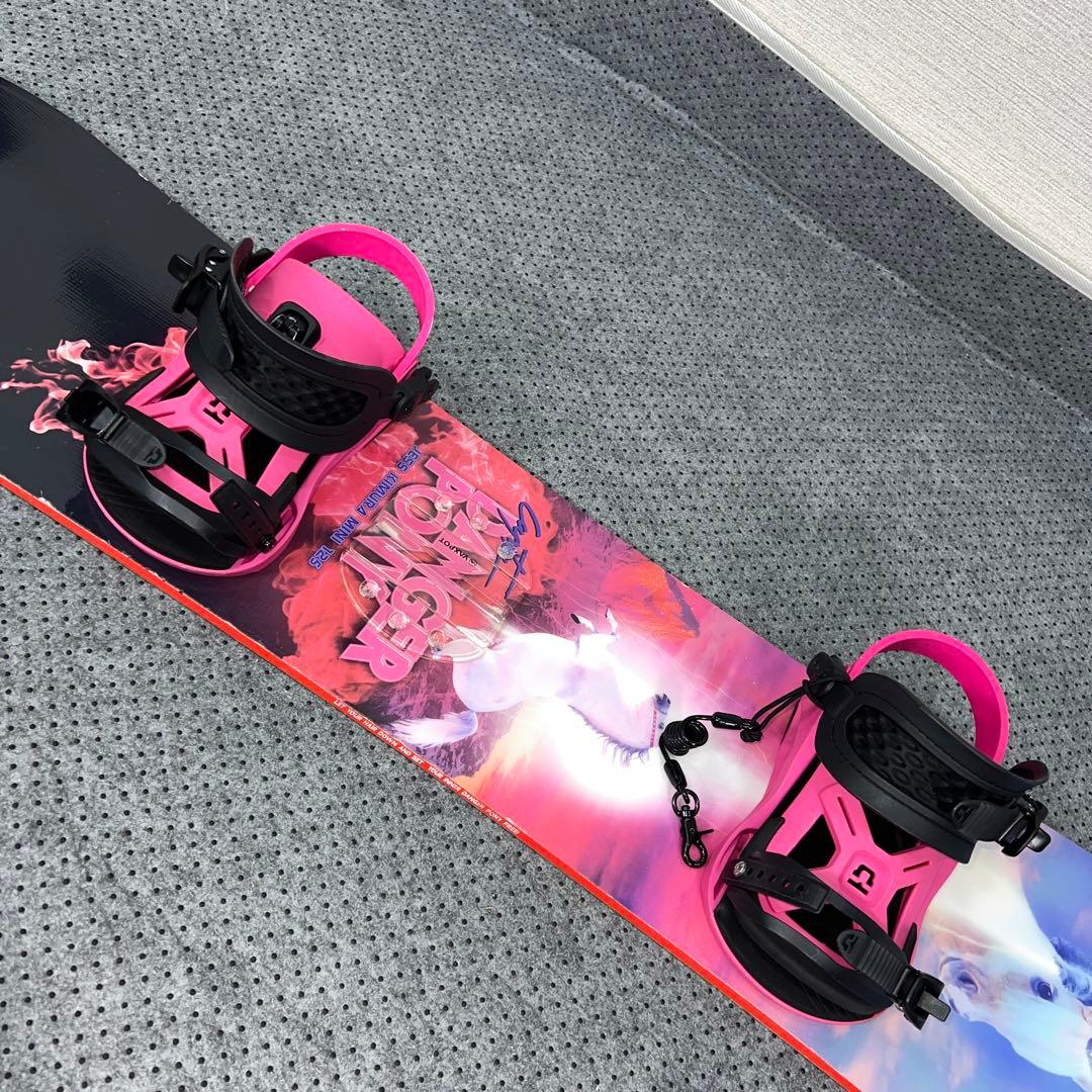 7-８回使用 キッズスノーボード 125cm CAPITA×バイン×BOAブーツ