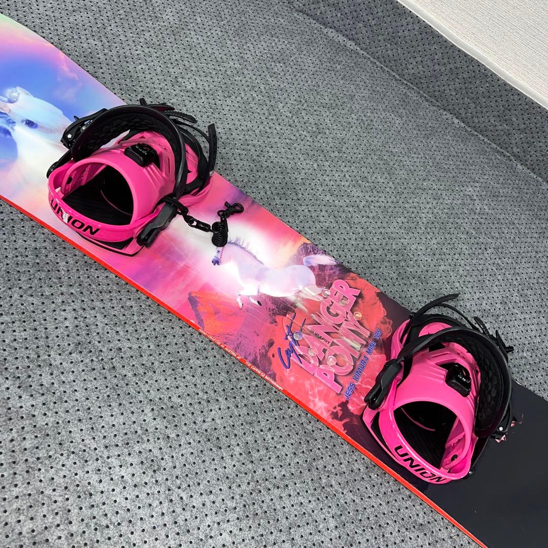 7-８回使用 キッズスノーボード 125cm CAPITA×バイン×BOAブーツ