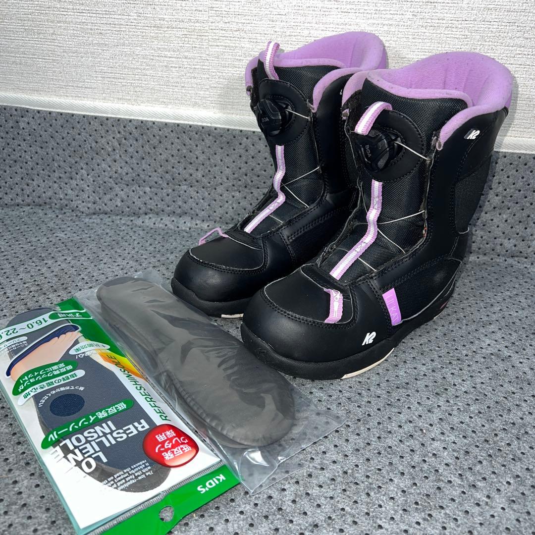 7-８回使用 キッズスノーボード 125cm CAPITA×バイン×BOAブーツ