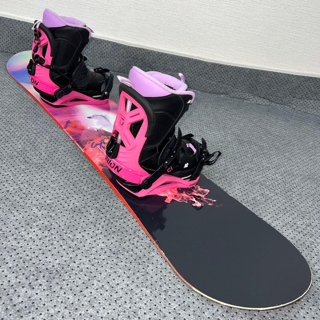7-８回使用 キッズスノーボード 125cm CAPITA×バイン×BOAブーツ