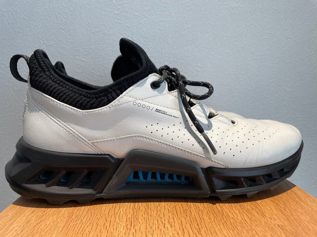 【あしょ様】ecco BIOM C4スパイクレス ゴルフシューズ 靴紐 防水