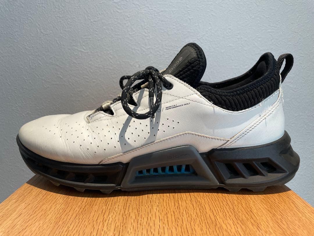【あしょ様】ecco BIOM C4スパイクレス ゴルフシューズ 靴紐 防水