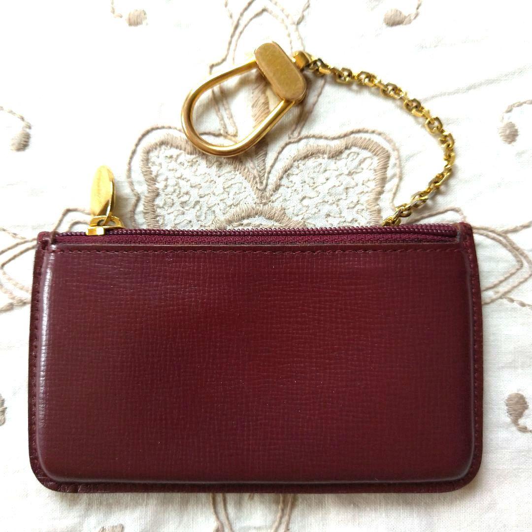 Cartier カルティエ マストライン レザーケース 小銭入れ ボルドー