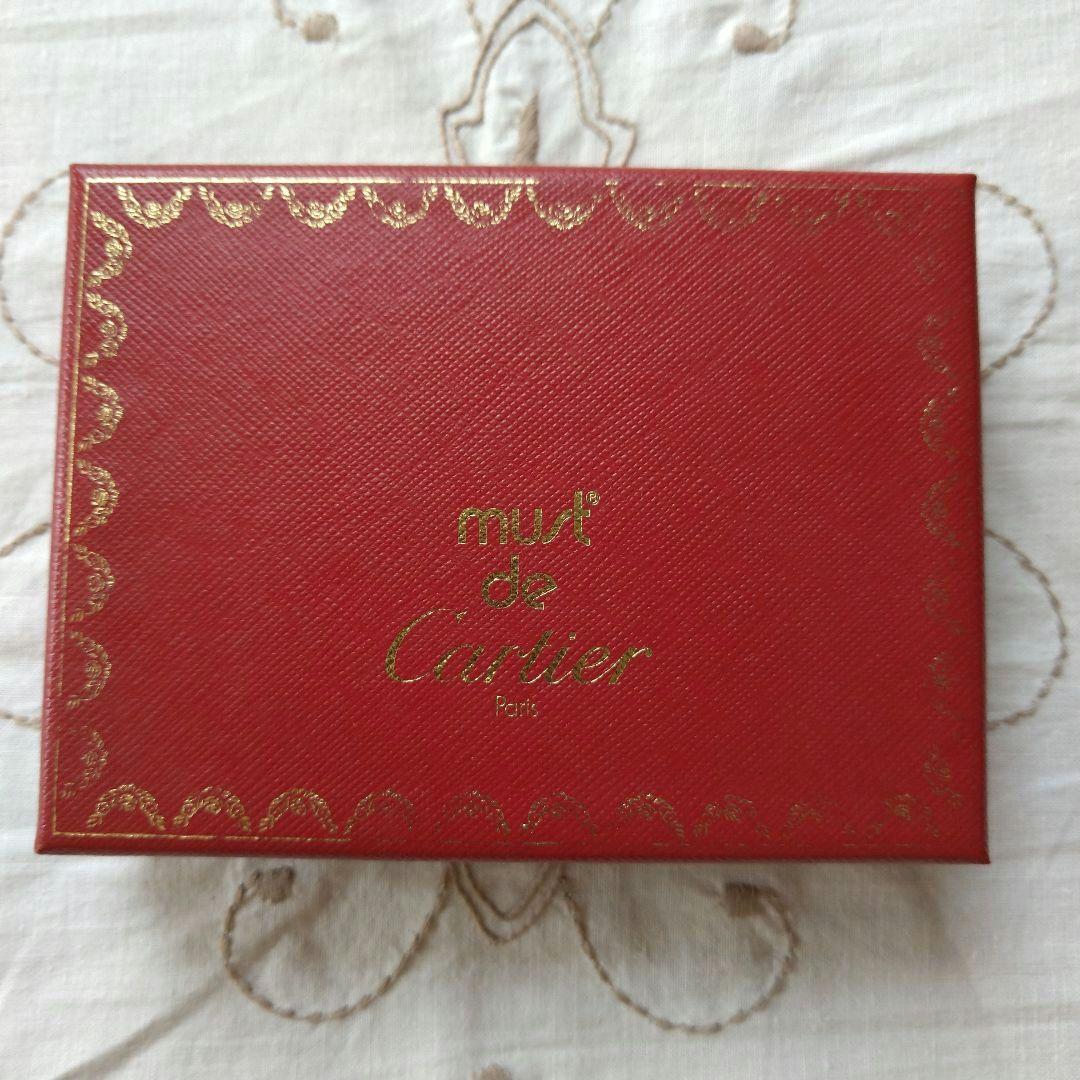 Cartier カルティエ マストライン レザーケース 小銭入れ ボルドー