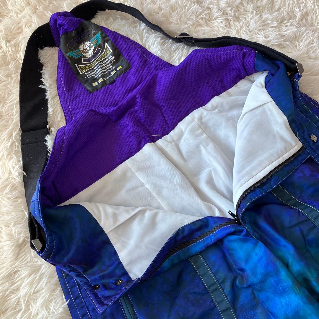 F5✨希少FABLICE✨大きめレトロ スキーウェア 上下セット メンズ4L