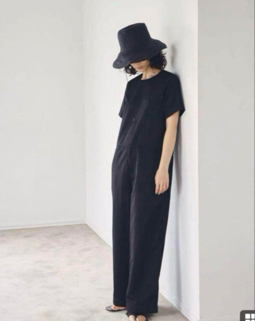 新品odayful / トゥデイフル ハーフスリーブワイドコンビネゾン／36