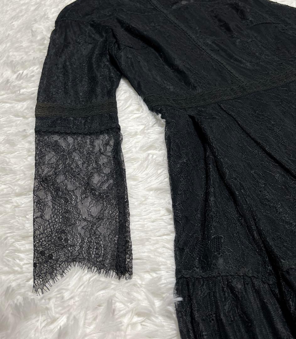 CELFORD チュールレースロングワンピース　松田聖子さん着用　ブラック　36