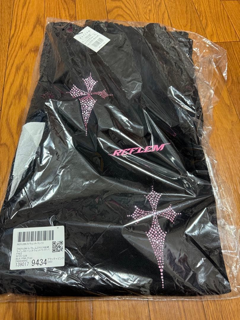 『REFLEM/レフレム』クロス総柄ラインストーンZIPパーカー/上下setup