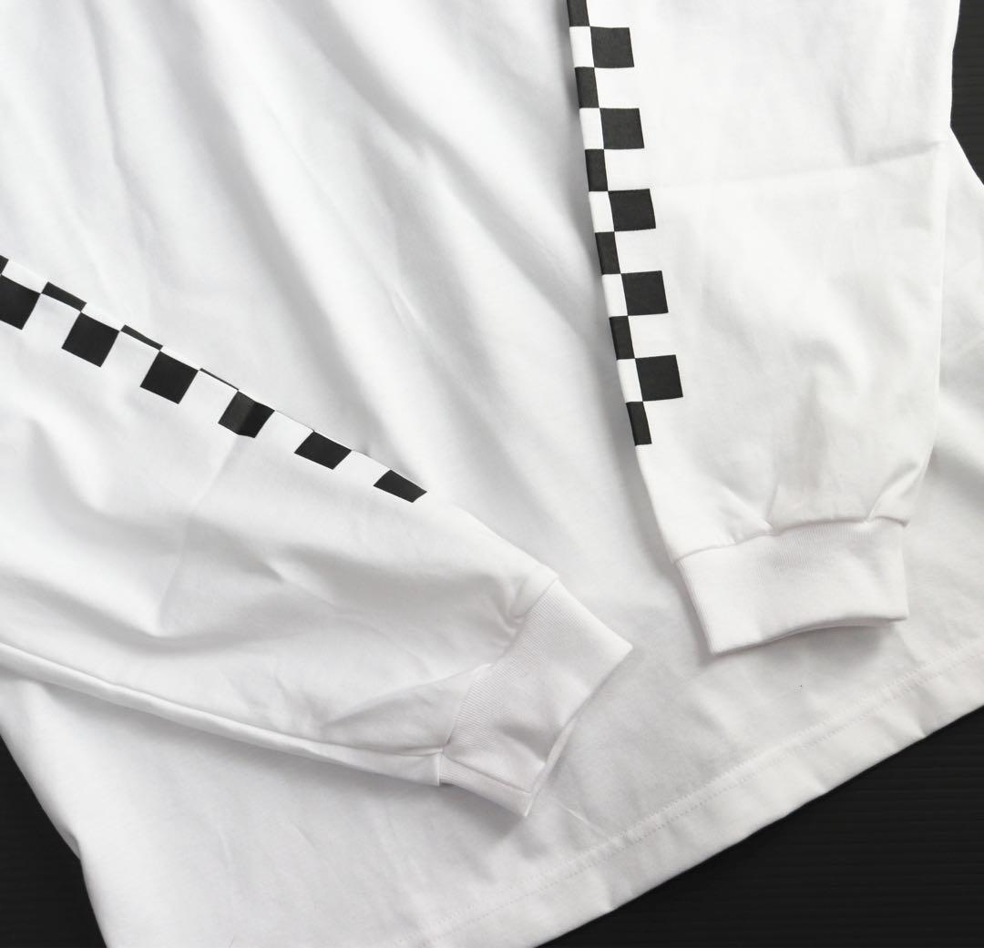 《デヴァローゴルフ》未使用 ロゴアソート チェッカーモックネックシャツ M