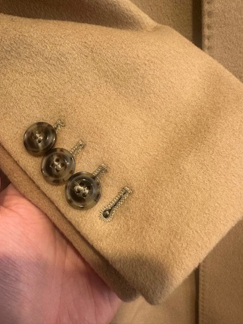 ストラスブルゴ⭐️バルバ‼️46⭐️キャメルコート‼️破格⭐️カシミア⭐️