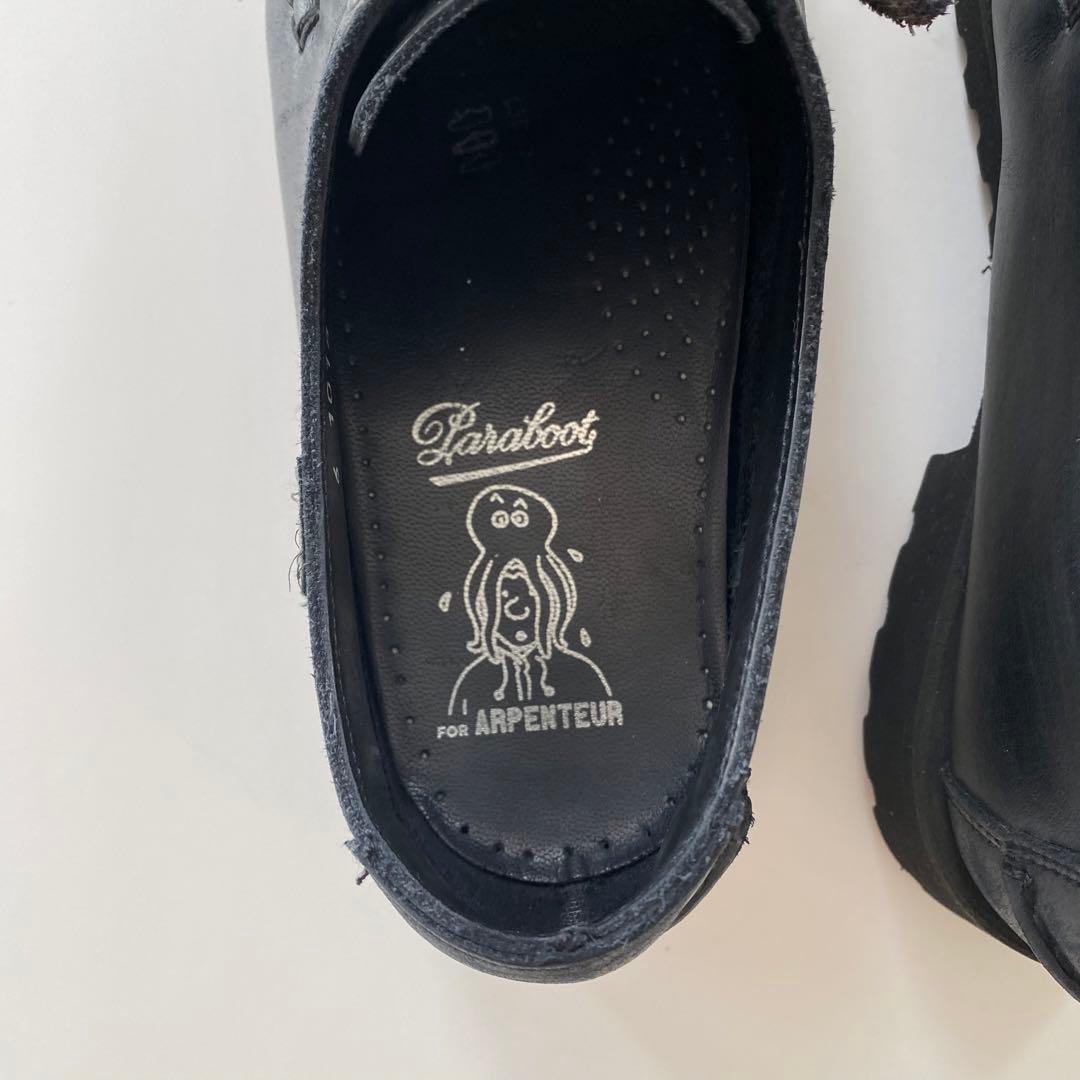 Paraboot ARPENTEUR 別注 デッキシューズ 6 ブラック