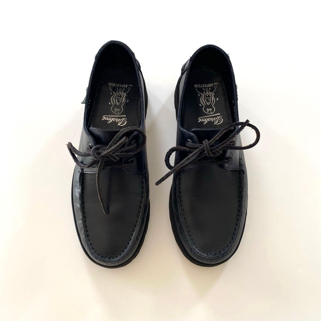 Paraboot ARPENTEUR 別注 デッキシューズ 6 ブラック