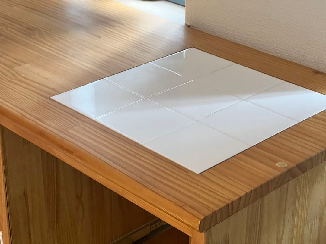 木製食器棚 引き出し付き