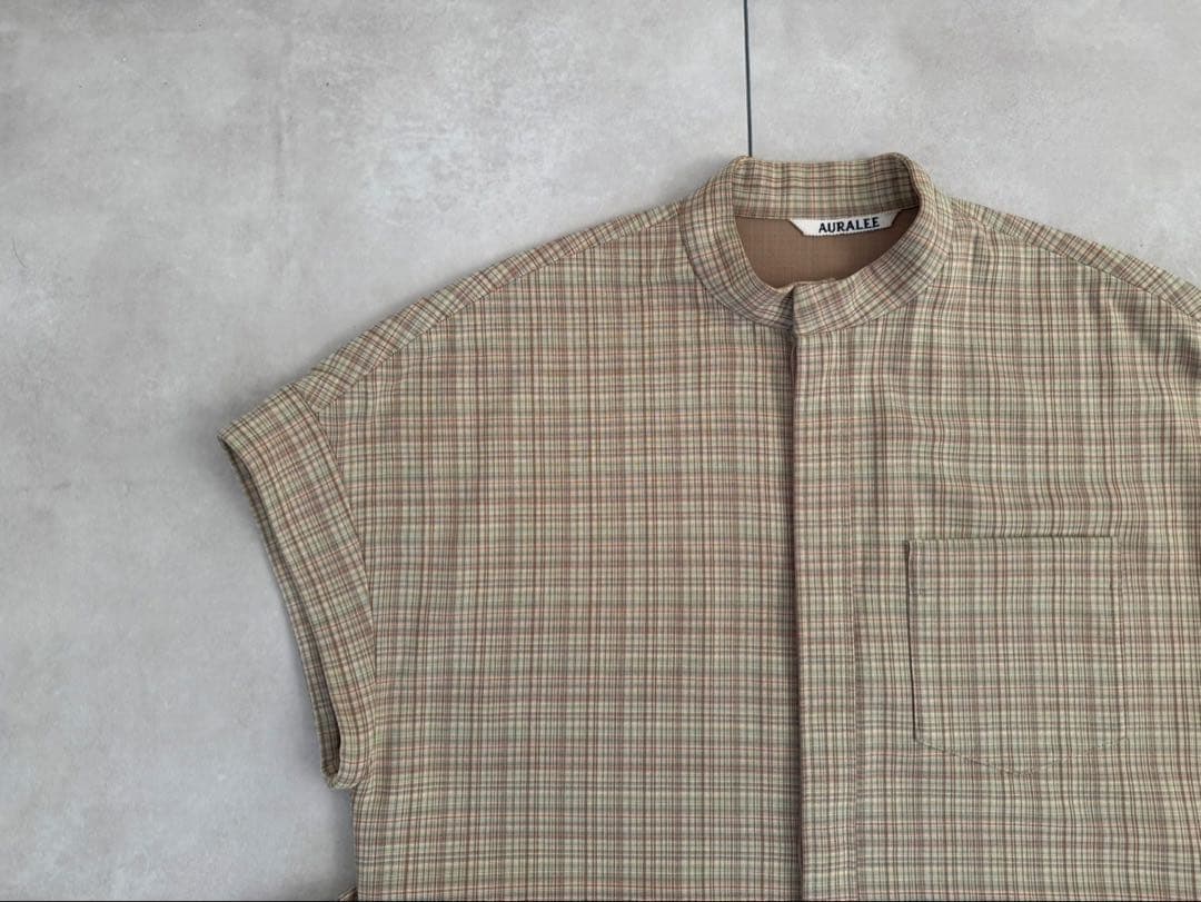 オーラリーAURALEE チェックワンピース