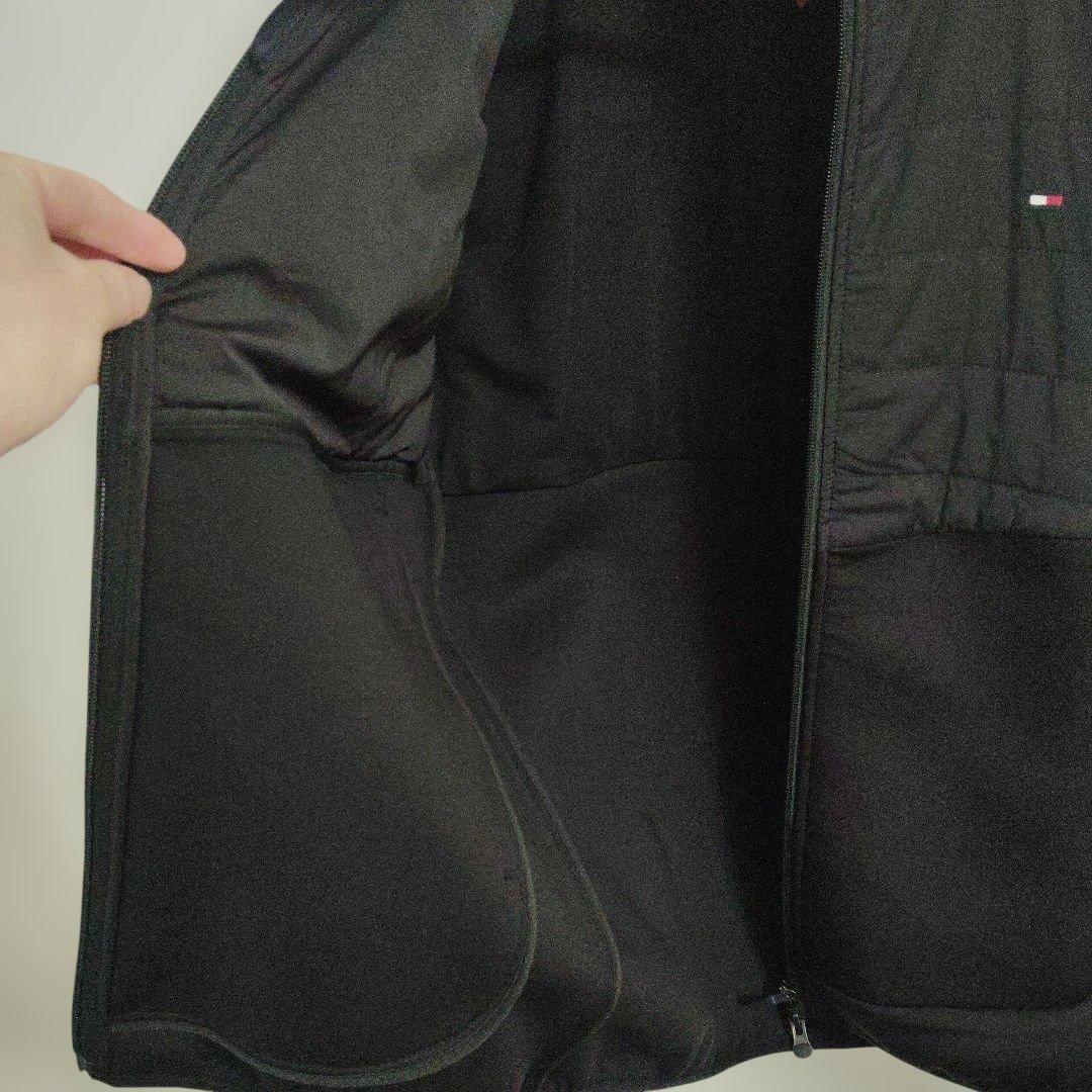 未使用 トミーヒルフィガー ゴルフ メンズ 中綿ジャケット Mサイズ 黒