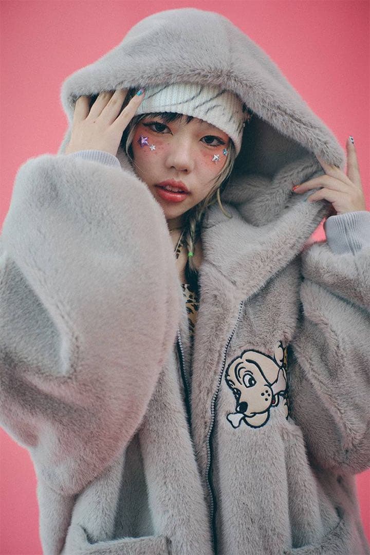 亜衣里姫♡賢一♡ 超美品ガルフィーGALFY大セレブファーコート