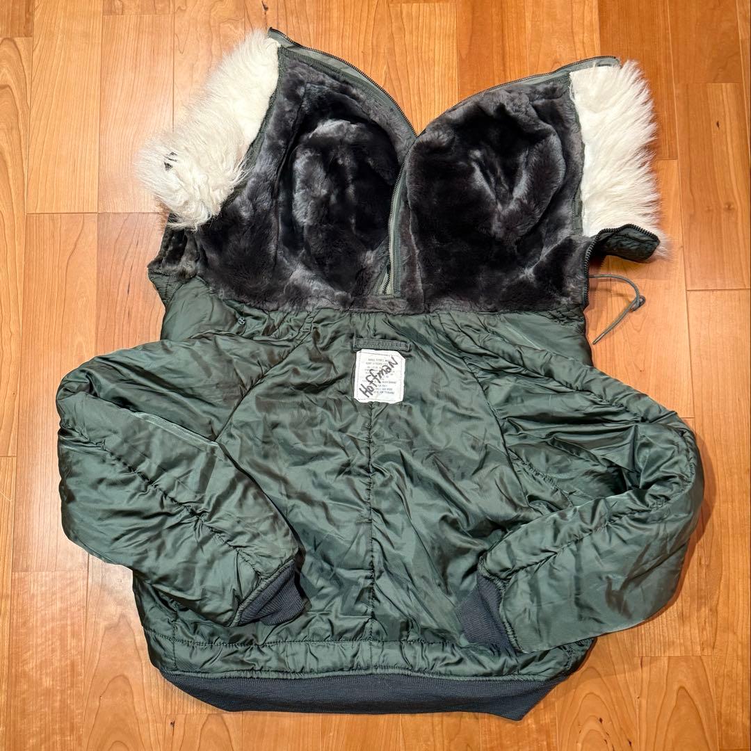 鏡餅　超美品 実物 81年 N-2B フライトジャケット USAF