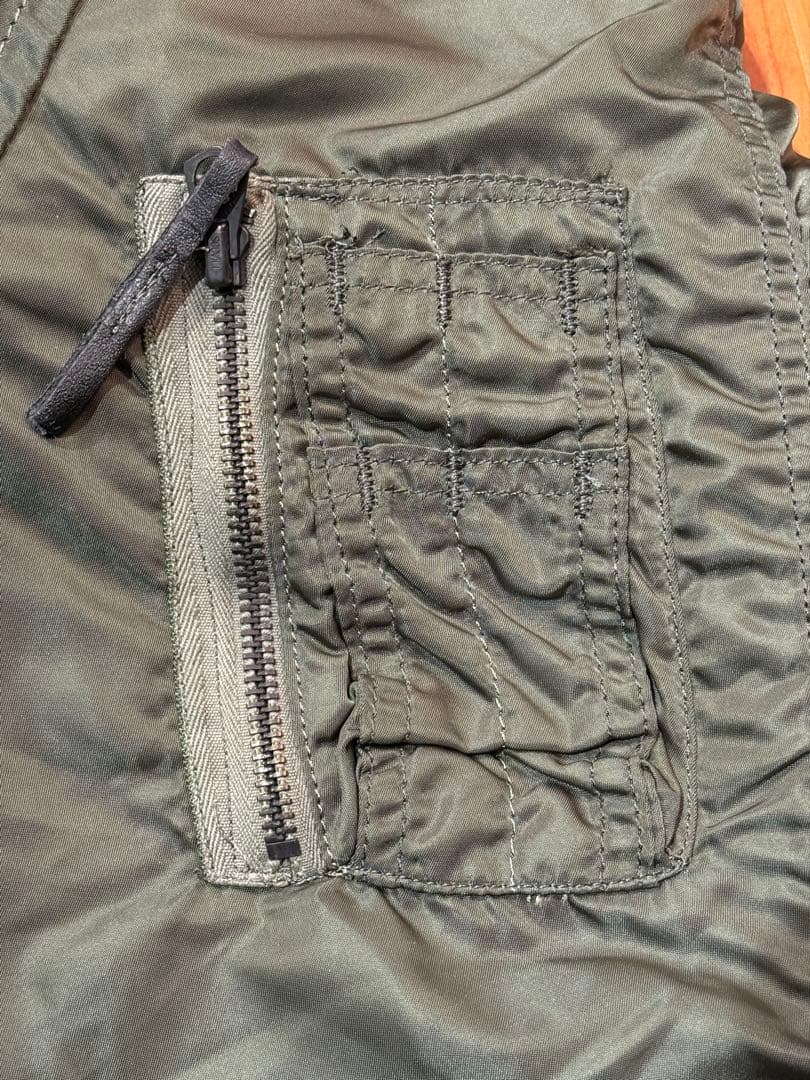 鏡餅　超美品 実物 81年 N-2B フライトジャケット USAF