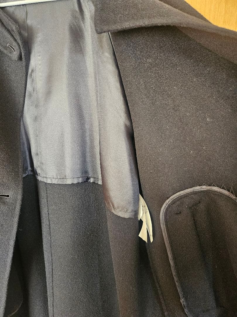 マンテコ ピュア ロングコート 23区 サイズ38 ブラック