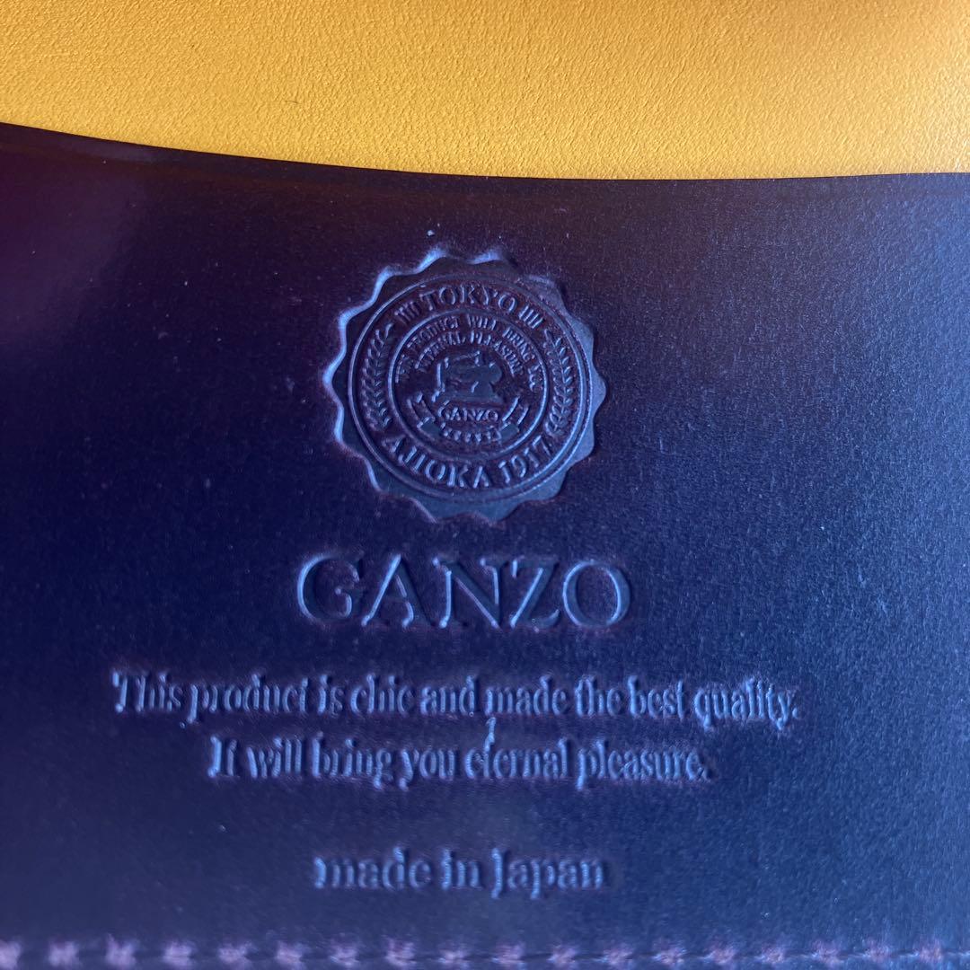 GANZO ガンゾ　マネークリップ　シェルコードバン　ホーウィン社　バーガンディ