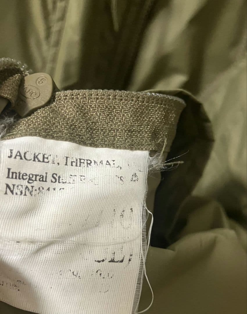 イギリス軍 サーマルジャケット PCS　XL