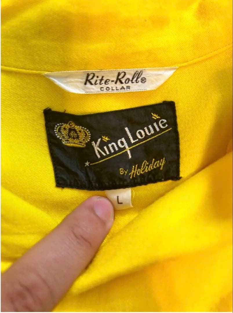 50s ボーリングシャツ　キングルイ　長袖