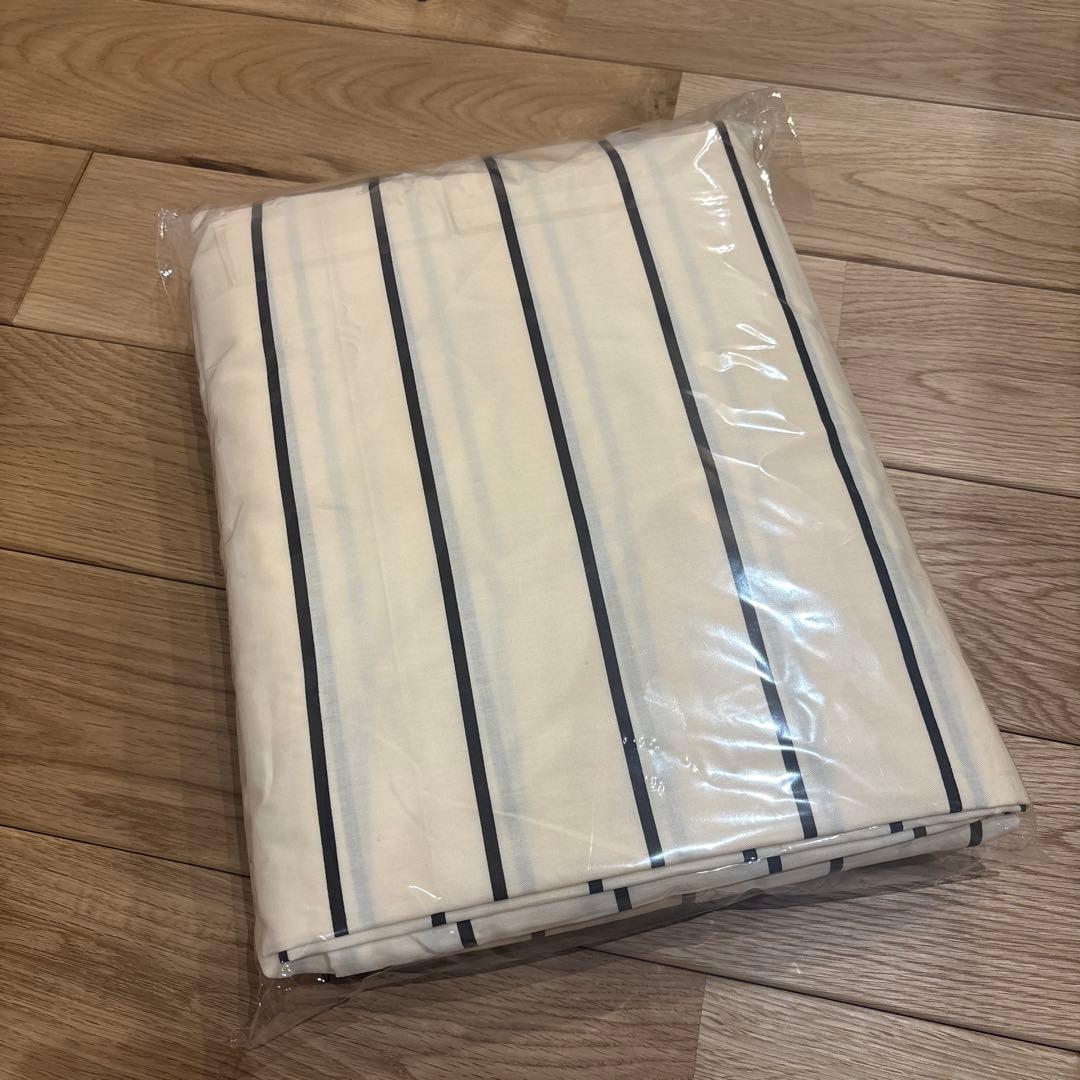 cream×black ストライプ 布団カバーセット【ART OF BLACK】