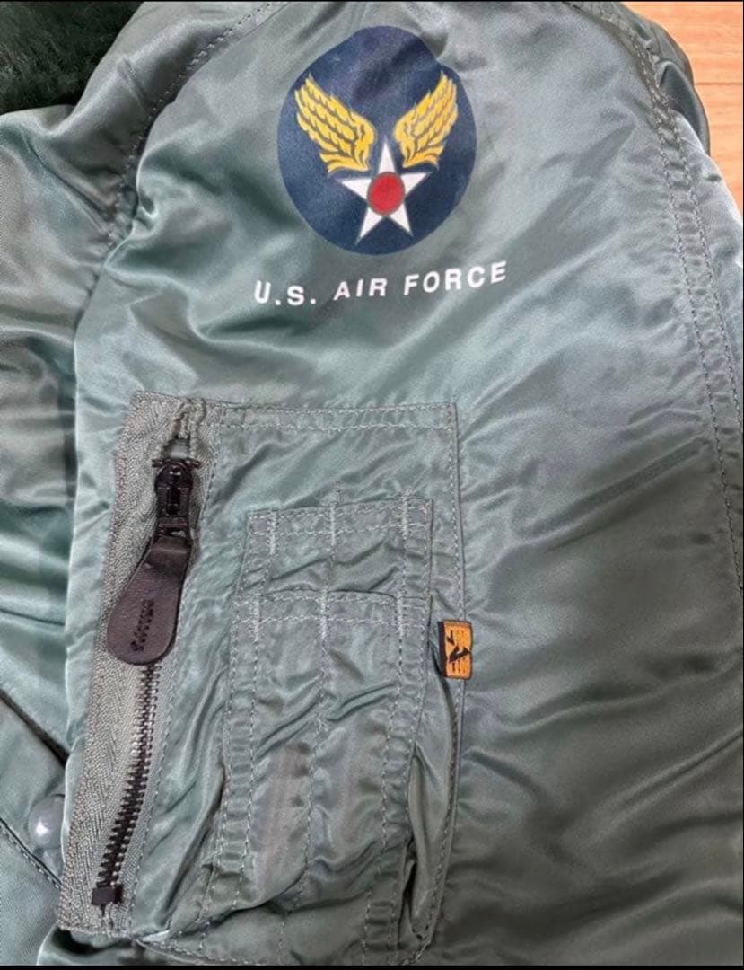 Alpha b-15dフライトジャケット美品