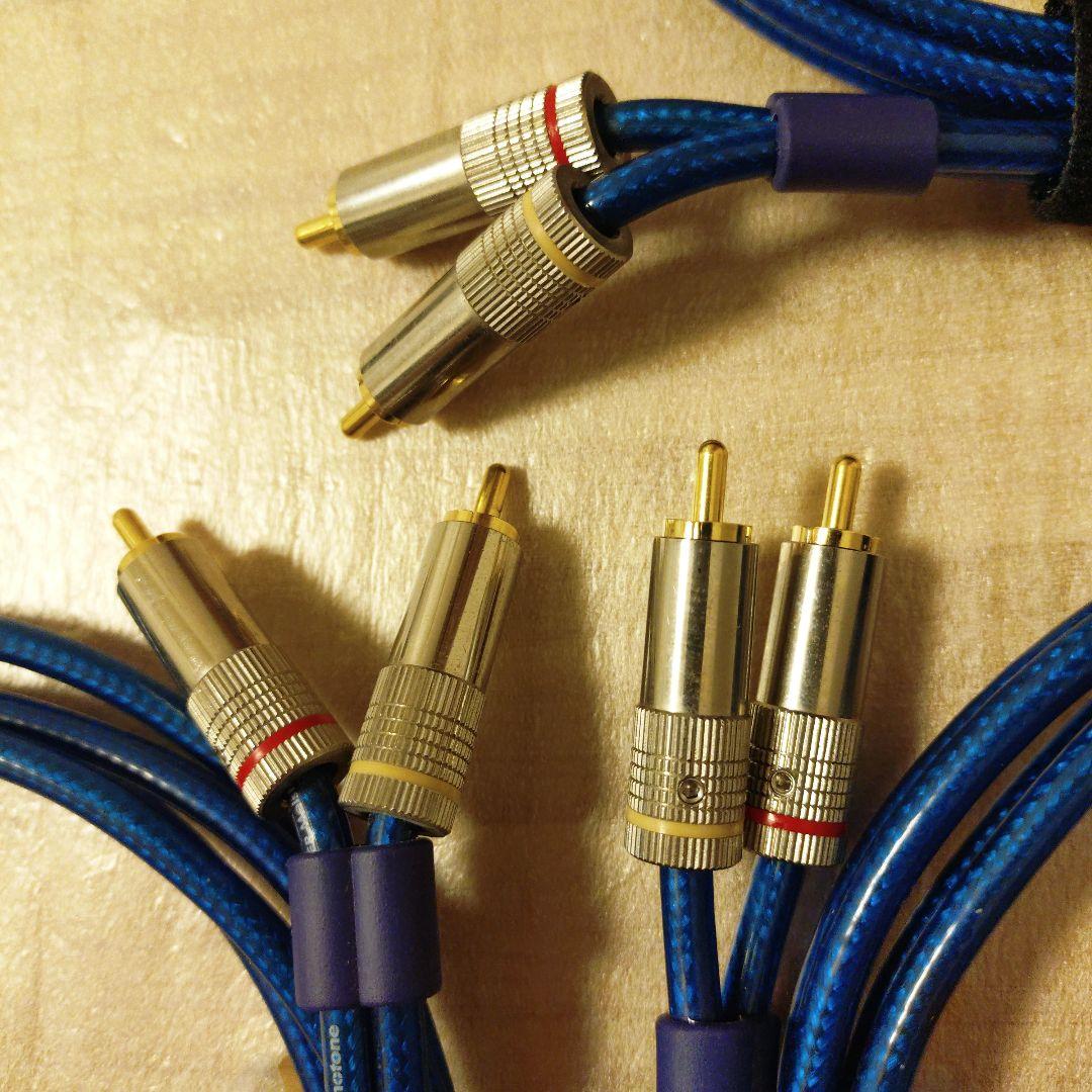 Zonotone RCAケーブル　AC-1001 　1.2m 3本セット