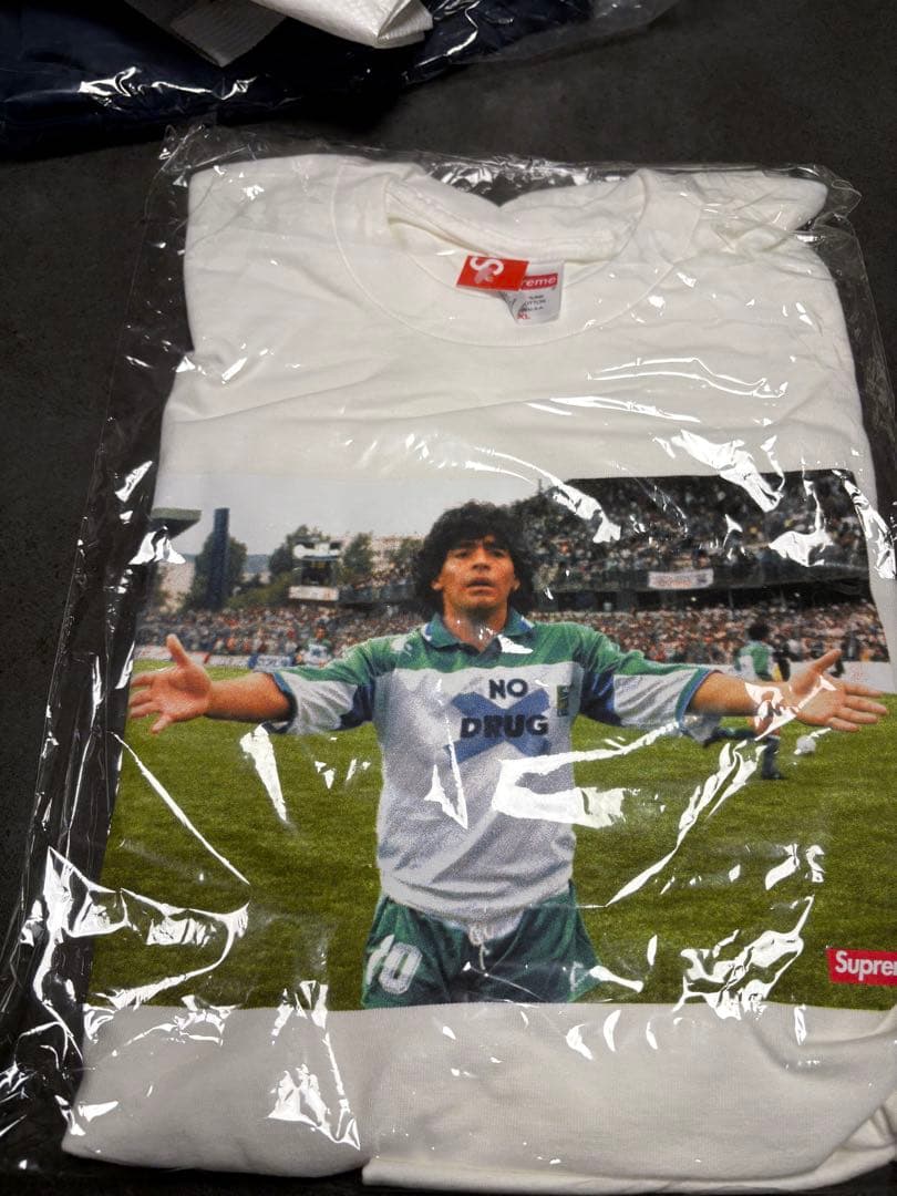 新品 XL Supreme Maradona Tee White