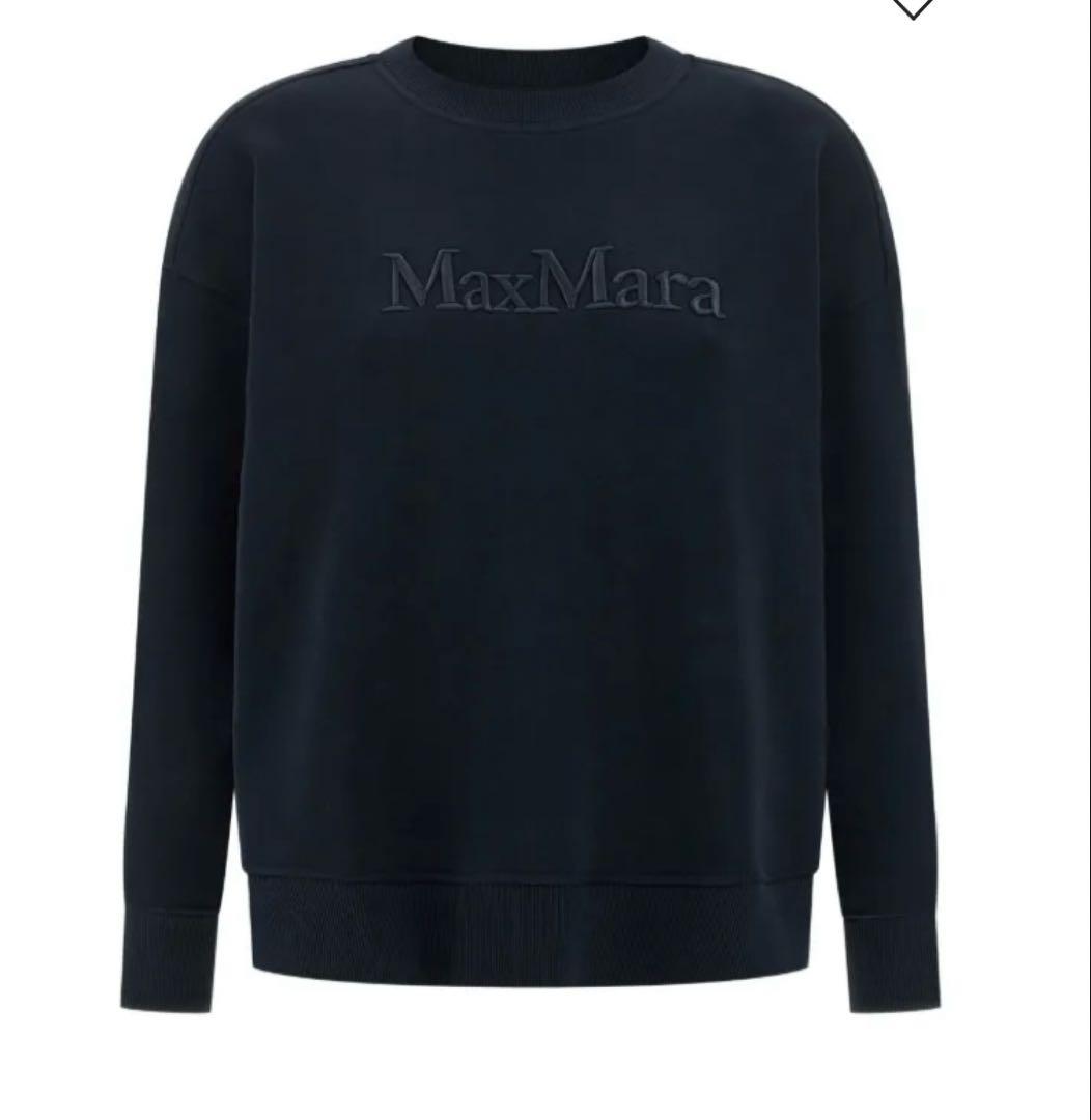 S Max Mara ネイビーマックスマーラ　 トレーナースウェット　MONZA