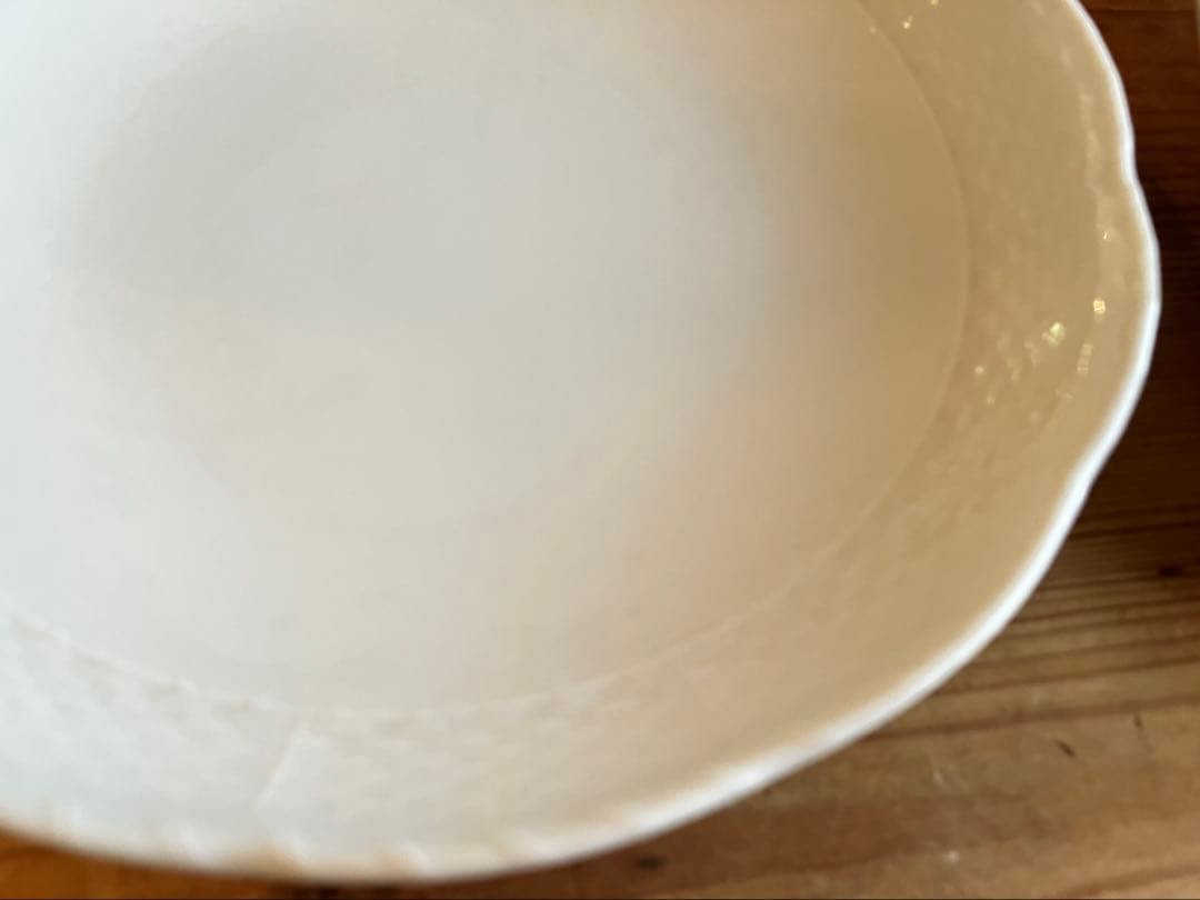 ジノリ　ベッキオホワイト　19ラウンドディッシュ×6