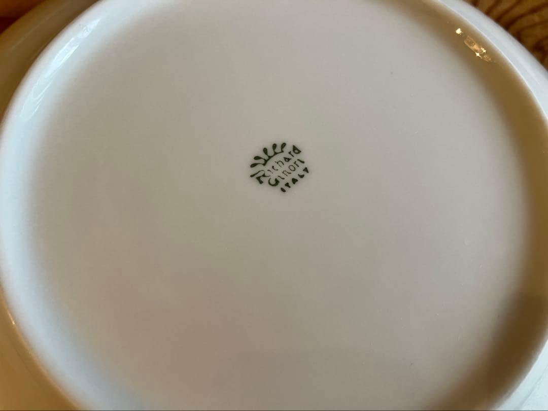 ジノリ　ベッキオホワイト　19ラウンドディッシュ×6