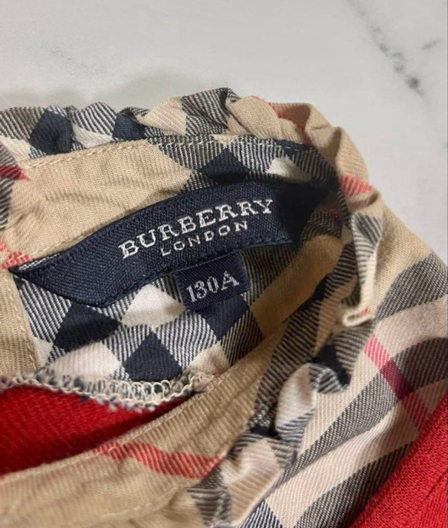 バーバリー　半袖ワンピース　トップス　4点セット レバノチェック　130cm