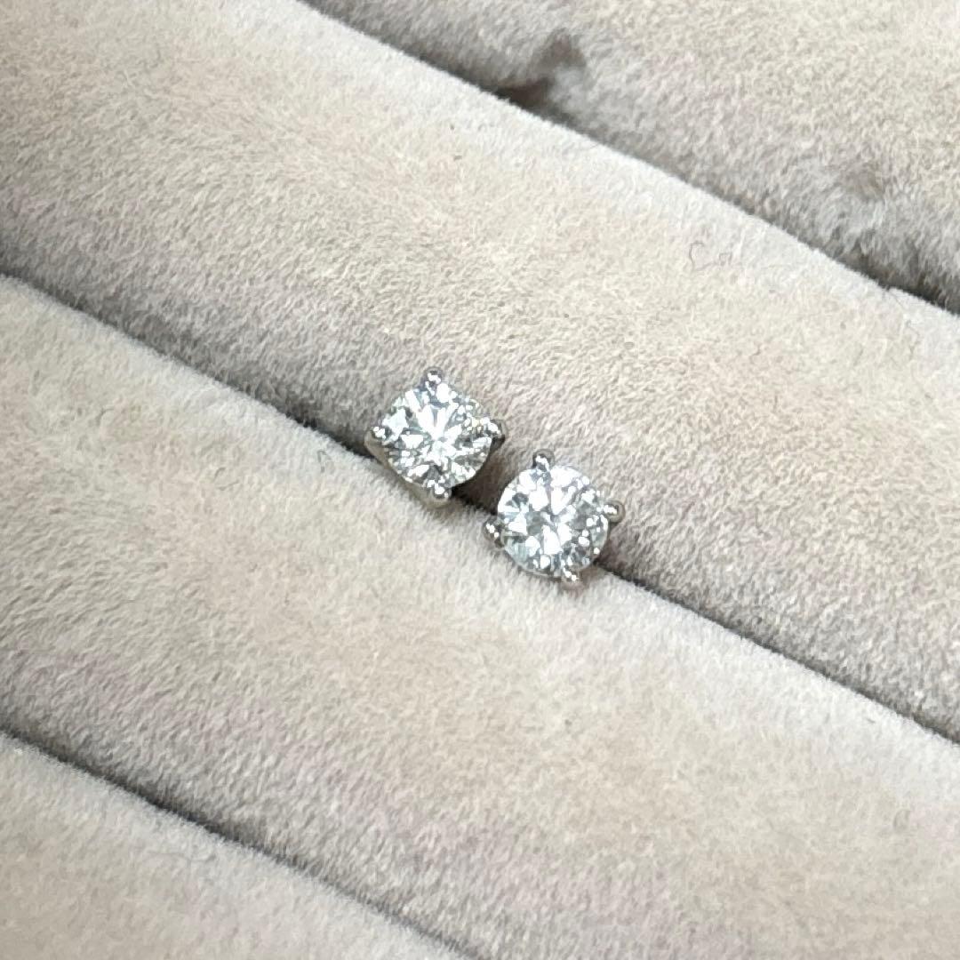 最終値下げ ヴァンドーム ダイヤモンド　0.36プラチナ キャトルピアス　大粒