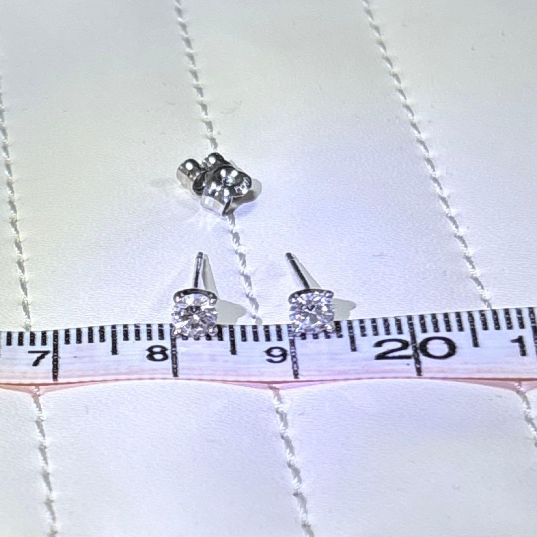 最終値下げ ヴァンドーム ダイヤモンド　0.36プラチナ キャトルピアス　大粒