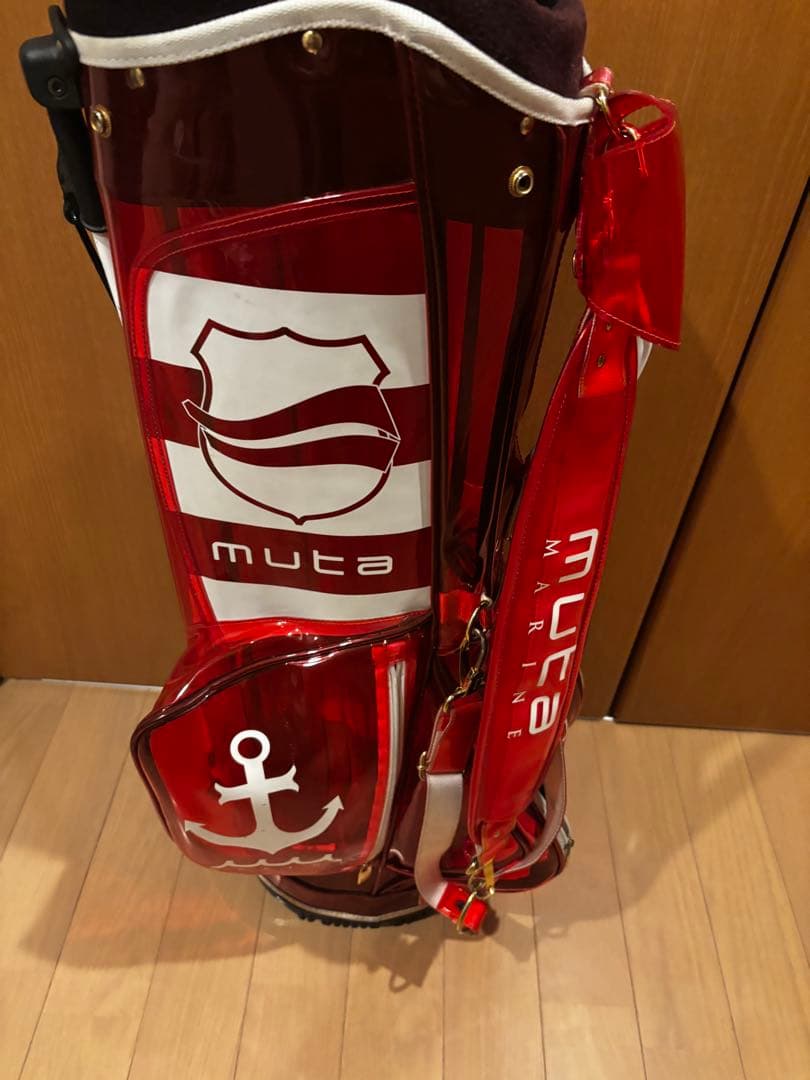 muta 赤色 キャディバッグ　ジャンク品