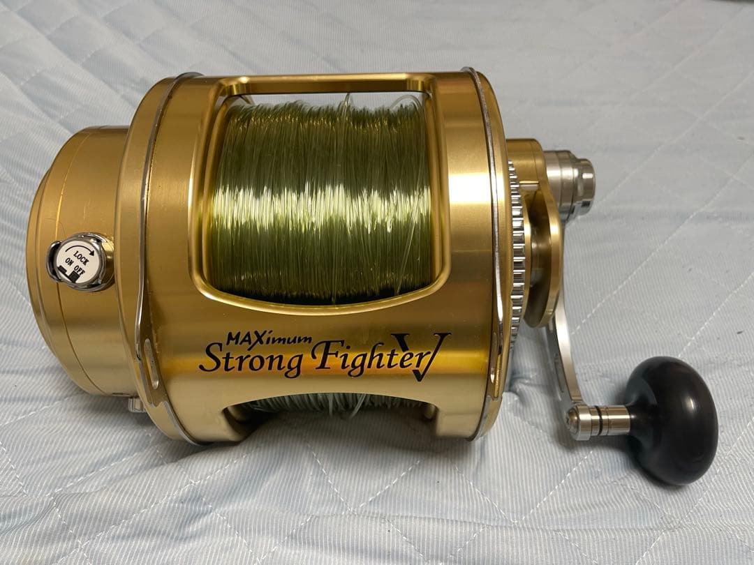 ストロングファイターＶマキシマム　サイトウ精機　マグロ釣り　電動リール