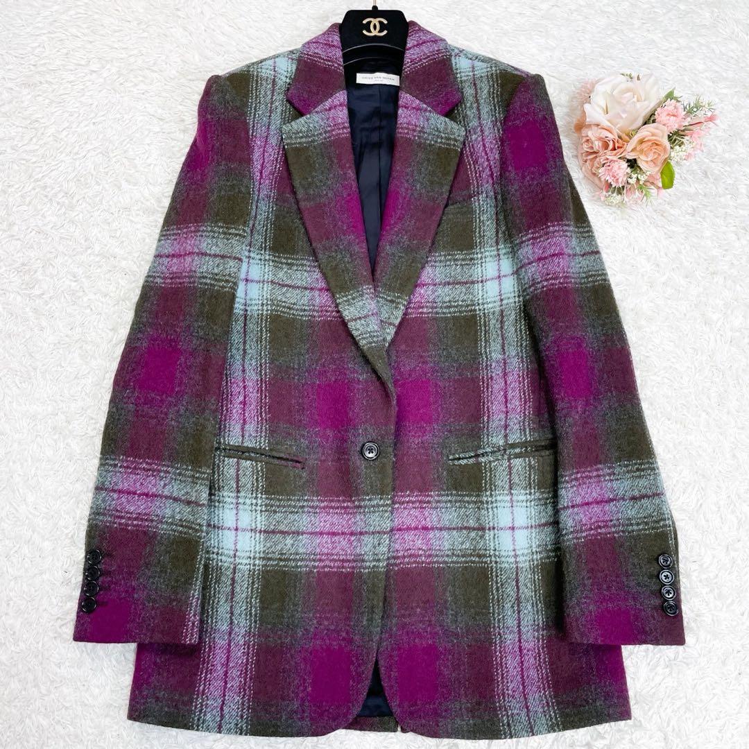 未使用級✨ドリスヴァンノッテン チェック柄テーラードジャケット あいみょんさん着