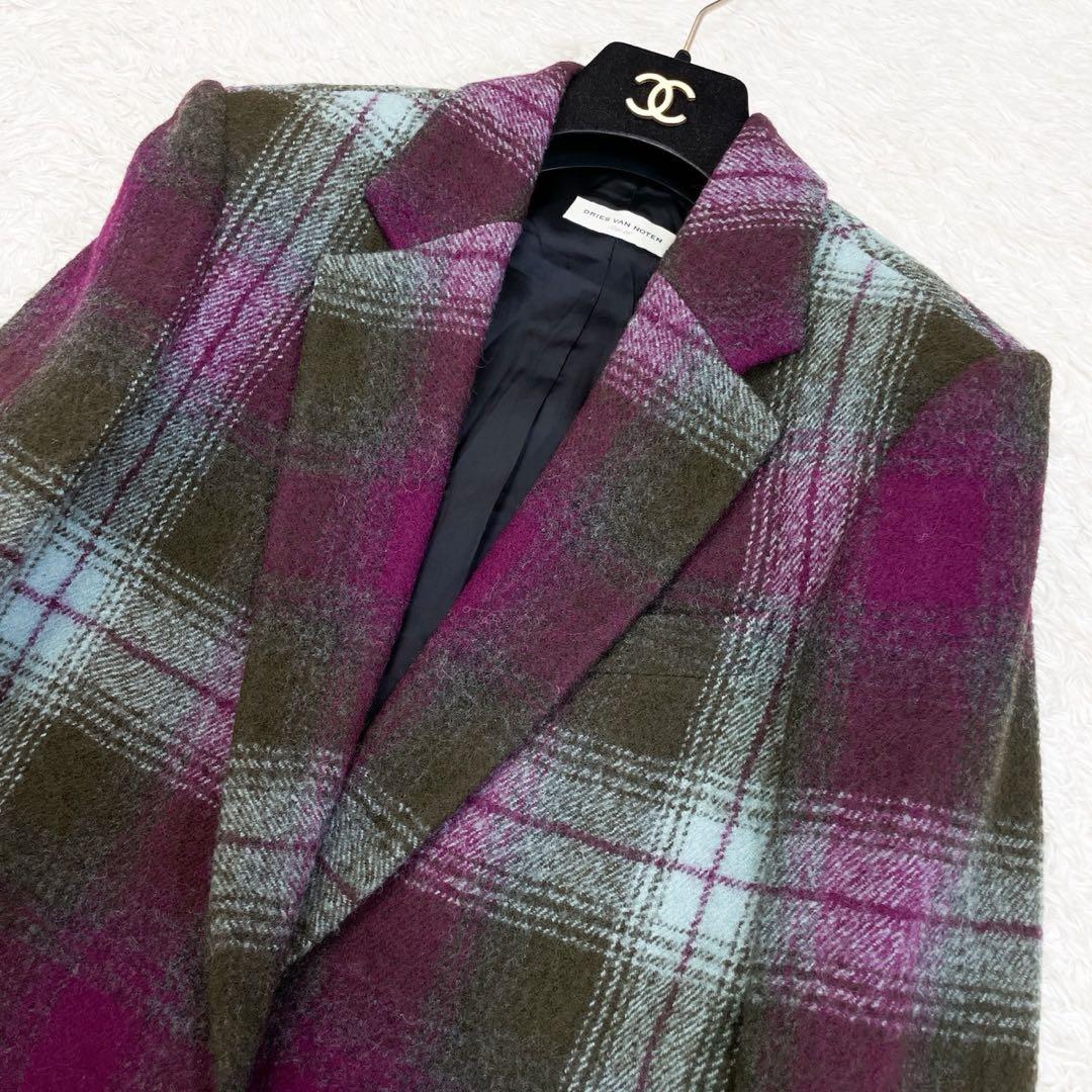 未使用級✨ドリスヴァンノッテン チェック柄テーラードジャケット あいみょんさん着