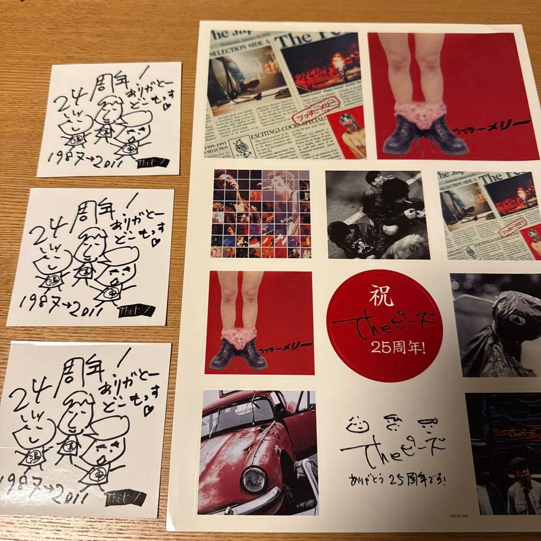 Theピーズ　　アルバム　シングル　ステッカー　セット