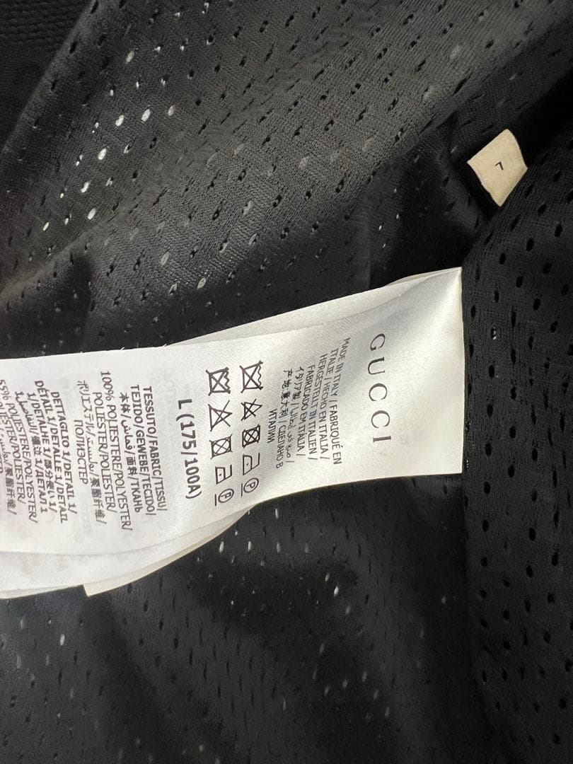 GUCCI GGジャカードモノグラムトラックジャケット・パンツ　セットアップ　黒